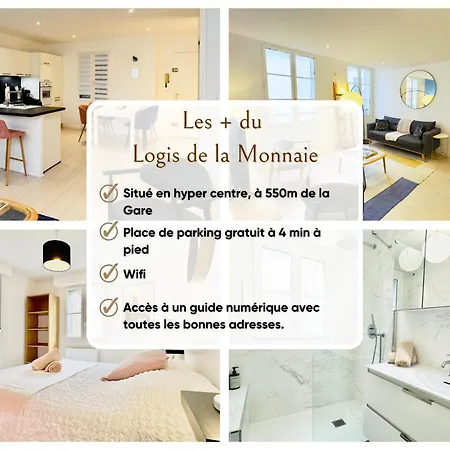 Logis De La Monnaie - Centre Historique - Parking Offert شقة